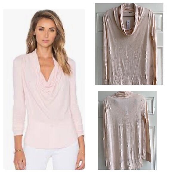 NWT La Made micro modal Mia Cowl Neck Long Sleeve Oversized Tunic XS - Picture 1 of 8